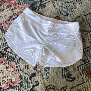 Lululemon white shorts